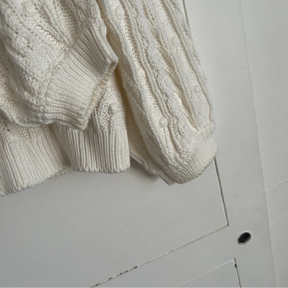 Sezane Beryl Cardigan - White - Picture 6 of 9